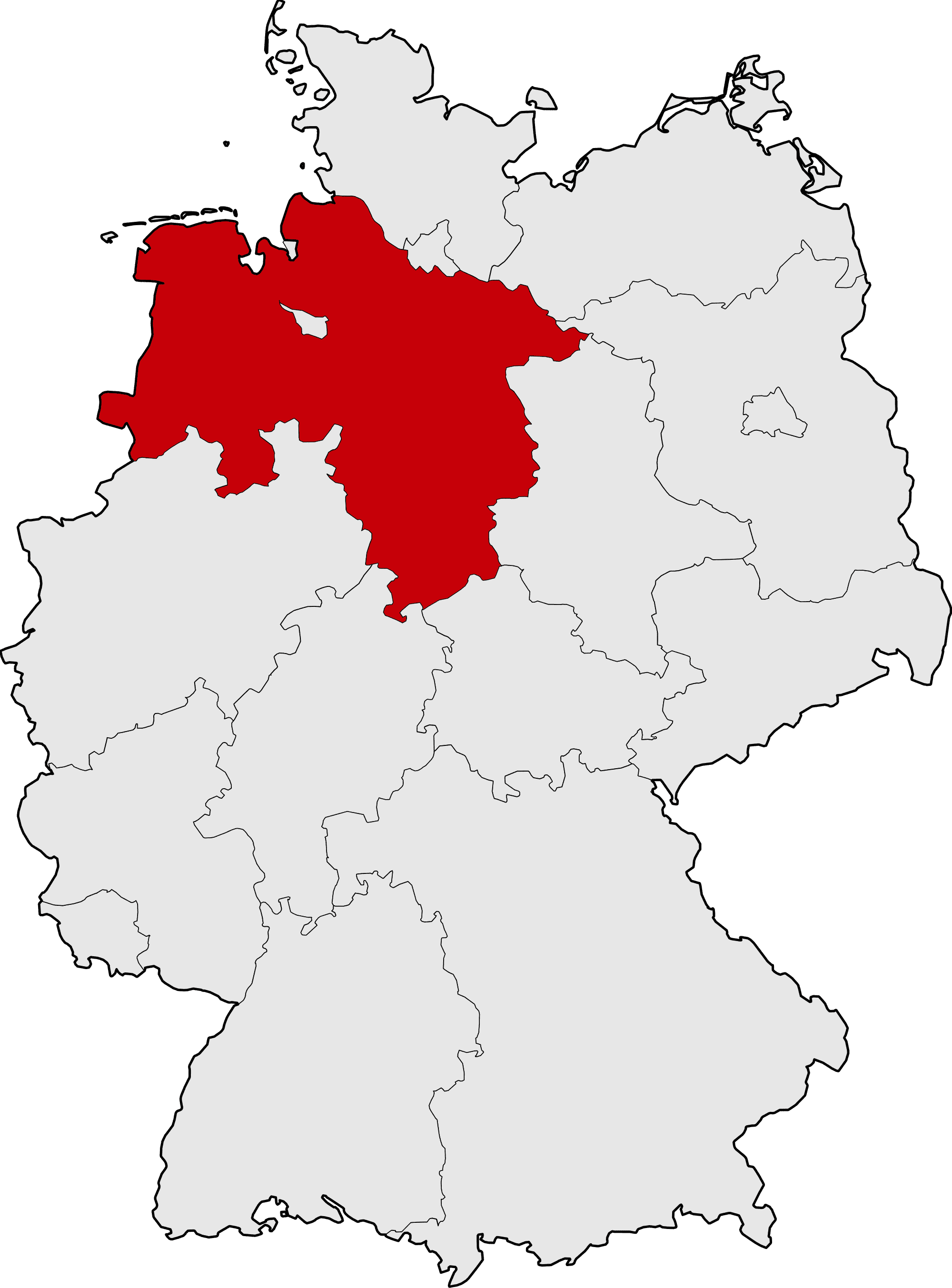 Autoankauf-Denis Deutschlandkarte mit Niedersachsen